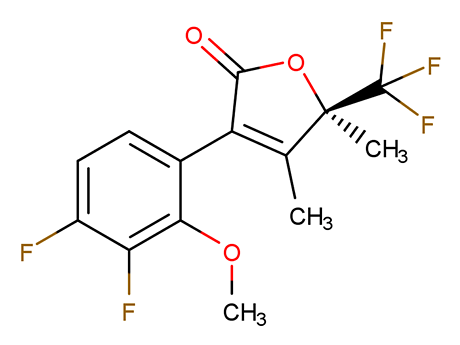 (5R)-3-(3,4-二氟-2-甲氧基苯基)-4,5-二甲基-5-(三氟甲基)-2(5H)-呋喃酮