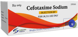 Cefotaxime Sodium 1 g Powder for Injection