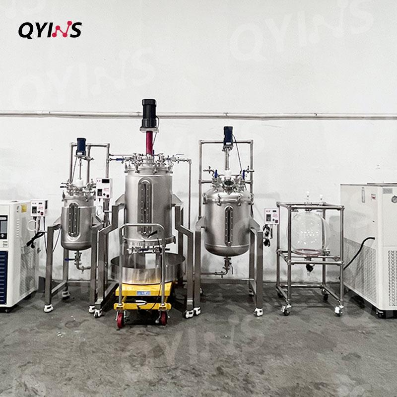 不銹鋼過濾反應(yīng)釜-50L多肽合成工藝線