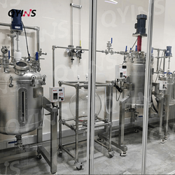 不锈钢过滤反应釜-50L多肽合成工艺线