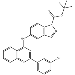 5 - ((2-(3-羟基苯基)喹唑啉-4-基)氨基)-1H-吲唑-1-羧酸叔丁酯