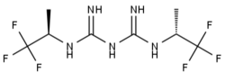 Guanidine, N-[imino[[(1R)-2,2,2-trifluoro-1-methylethyl]amino]methyl]-N′-[(1R)-2,2,2-trifluoro-1-methylethyl]-