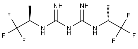 Guanidine, N-[imino[[(1R)-2,2,2-trifluoro-1-methylethyl]amino]methyl]-N′-[(1R)-2,2,2-trifluoro-1-methylethyl]-