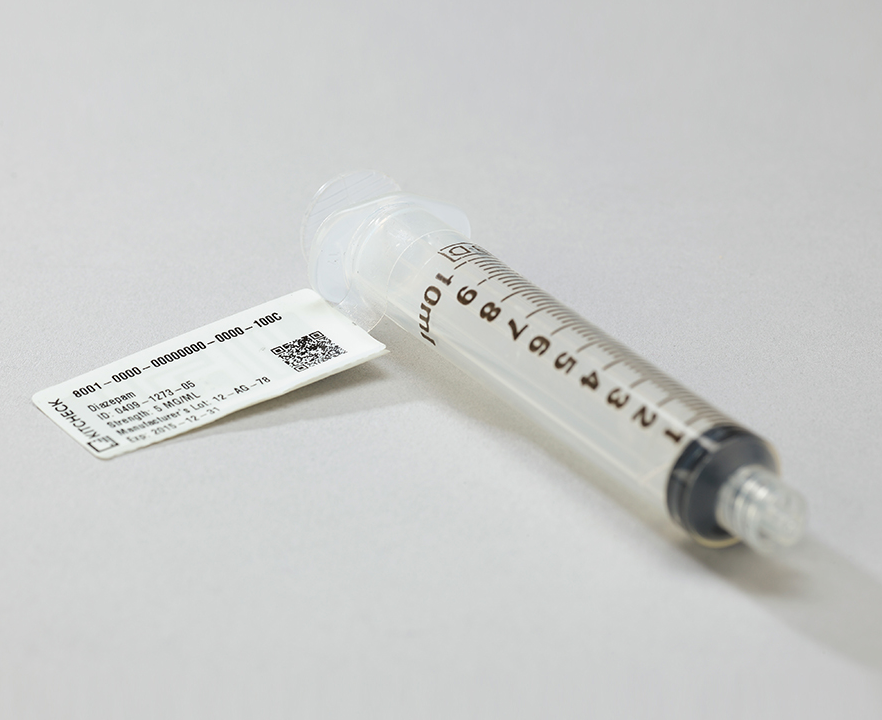 PFS 預(yù)灌封注射器標簽