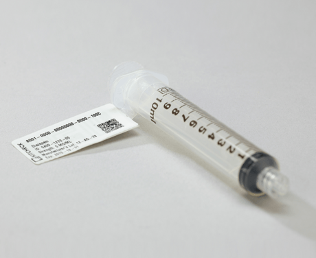 PFS 预灌封注射器标签