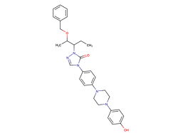 2-[(1S,2S)-1-乙基-2-苄氧基丙基]-2,4-二氢-4-[4-[4-(4-羟基苯基)-1-哌嗪基]苯基]-3H-1,2,4-三氮唑-3-酮