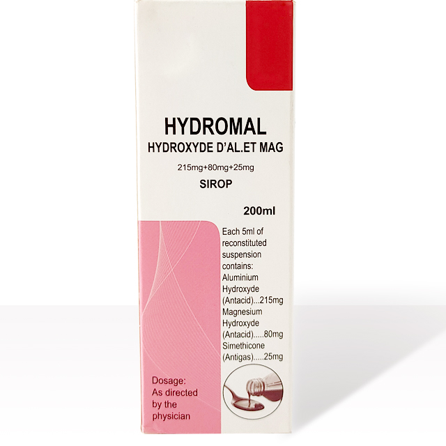 Aluminum hydroxide and magnesium syrup