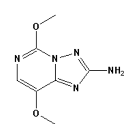 5,8-二甲氧基-[1,2,4]三唑[1,5-c]嘧啶-2-胺（三唑嘧啶胺）