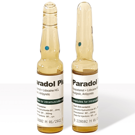 Paracetamol + Lidocaine HCLAnalgesic, Antipyretic