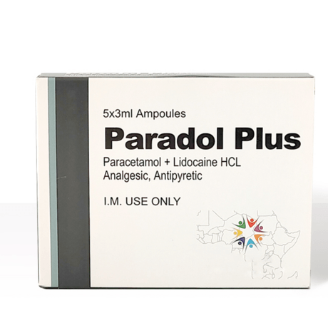 Paracetamol + Lidocaine HCLAnalgesic, Antipyretic