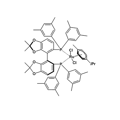 1,1'-[(4S)-2,2,2',2'-四甲基[4,4'-双-1,3-苯并二氧基]-5,5'-二基]双[1,1-双(3,5-二甲基苯基)膦] (p-伞花烃)二氯化钌(II)