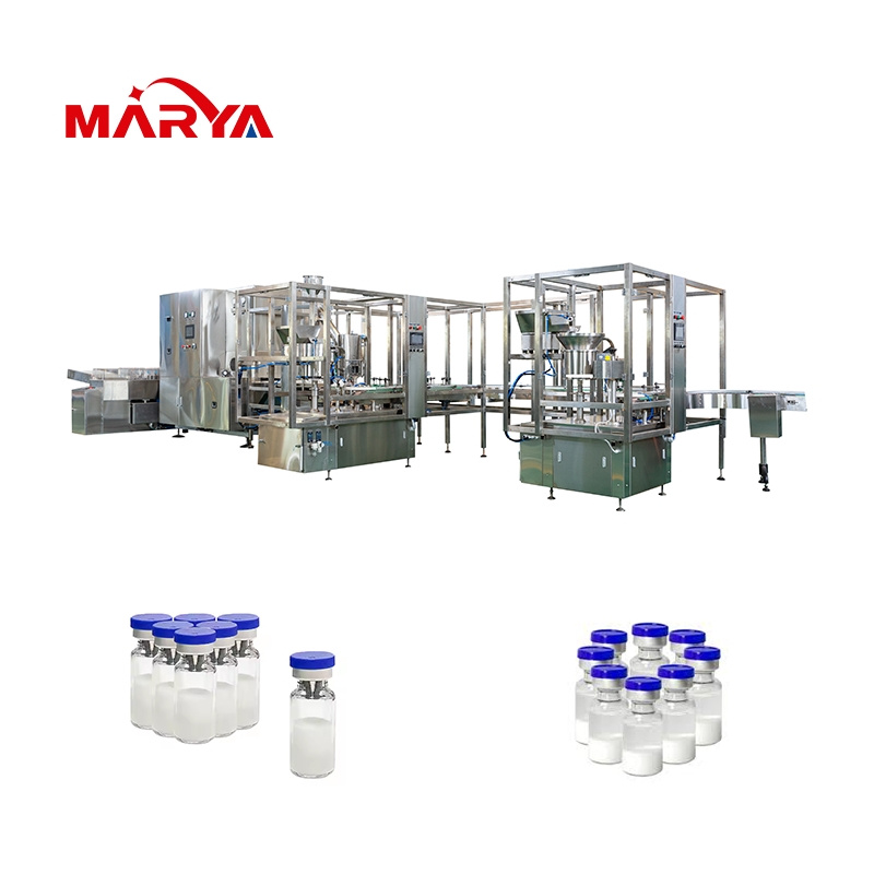 vial powder washing filling capping line