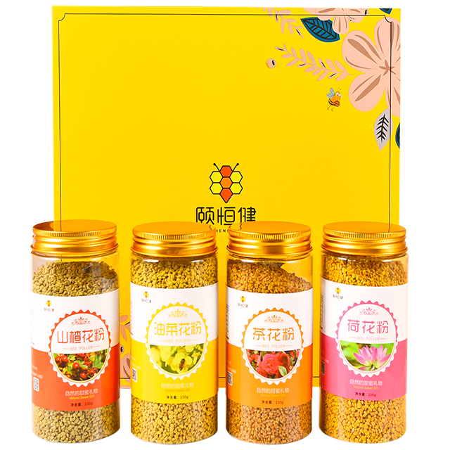 頤恒健四瓶裝蜂花粉禮盒