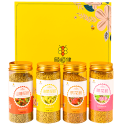 颐恒健四瓶装蜂花粉礼盒