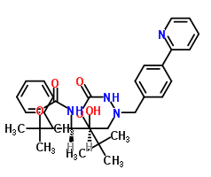 1-[4-(Pyridin-2-yl)phenyl]-5-(s)-2,5-bis[(tert-butyloxycarbonyl)-amino]-4(s)-hydroxyl-6-phenyl-2-azahexane
