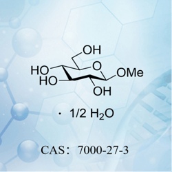 甲基 β-D-吡喃葡萄糖苷半水合物  CAS：7000-27-3