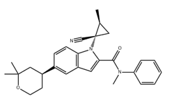 ORFORGLIPRON中间体/1H-Indole-2-carboxamide, 1-[(1S,2S)-1-cyano-2-methylcyclopropyl]-N-methyl-N-phenyl-5-[(4S)-tetrahydro-2,2-dimethyl-2H-pyran-4-yl]-