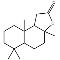 香紫苏内酯(消旋体)/decahydro-3a,6,6,9a-tetramethylnaphtho[2,1-b]furan-2(1H)-one