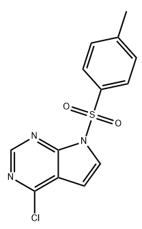 4-氯-7-甲苯磺酰基-7H-吡咯[2,3-D]嘧啶/ 4-CHLORO-7-TOSYL-7H-PYRROLO[2,3-D]PYRIMIDINE