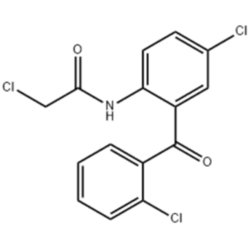 2-氯乙酰氨基-2',5-二氯二苯甲酮2-Chloro-N-[4-chloro-2-(2-chlorobenzoyl)phenyl]acetamide