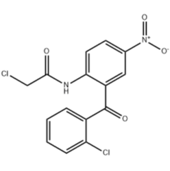 2-(2-氯乙酰氨基)-5-硝基-2'-氯二苯甲酮2-(2-Chloroacetamido)-5-nitro-2'-chlorobenzophenone