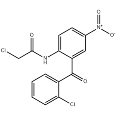2-(2-氯乙酰氨基)-5-硝基-2'-氯二苯甲酮2-(2-Chloroacetamido)-5-nitro-2'-chlorobenzophenone