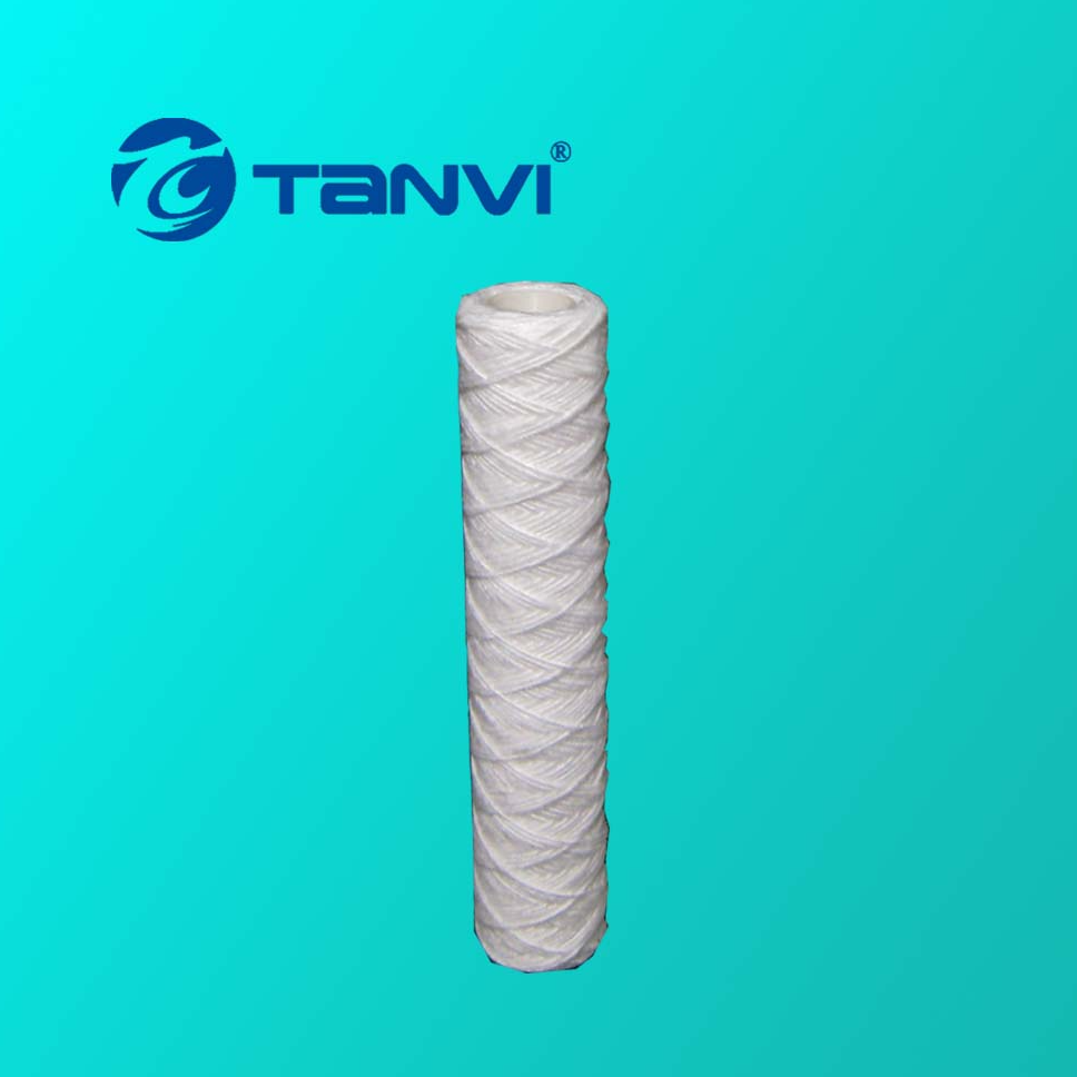 工業級線繞式濾芯 聚丙烯纖維棉線纏繞過濾器芯