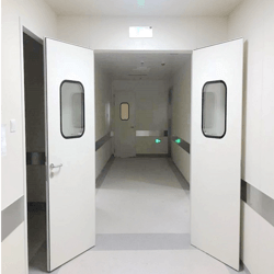 钢质洁净门的除油拉毛喷塑门板优点