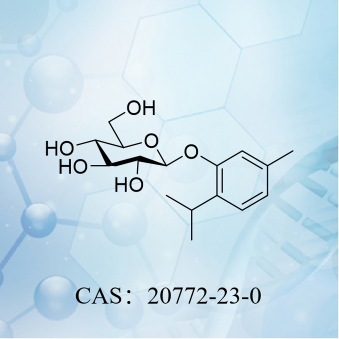 百里酚 β-D-吡喃葡萄糖苷     CAS：20772-23-0