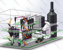 Y-LW連續(xù)噴霧流化床造丸、造粒、干燥生產(chǎn)線