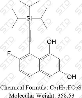 7-Fluoro-8-((triisopropylsilyl)ethynyl)naphthalene-1,3-diol