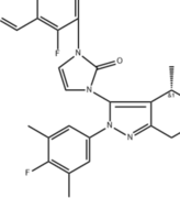 (S)-1-(4-fluoro-1-methyl-1H-indazol-5-yl)-3-(2-(4-fluoro-3,5-dimethylphenyl)-4-methyl-4,5,6,7-tetrahydro-2H-pyrazolo[4,3-c]pyridin-3-yl)-1,3-dihydro-2H-imidazol-2-one hydrochloride 2212022-57-4