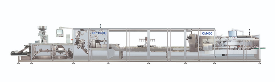 High-speed aluminum-aluminum (aluminum-plastic) blister packaging machine + cartoning machine production line
