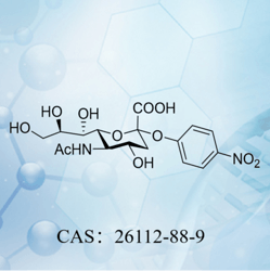 2-O-(4-硝基苯基)-α-D-N-乙酰基神经氨酸   CAS：26112-88-9