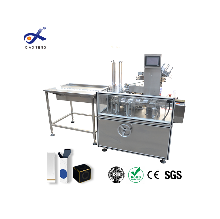 Xiaoteng Auto Box Packing Machine Ideal for Pharma/Food Cosmetic Packaging Lines