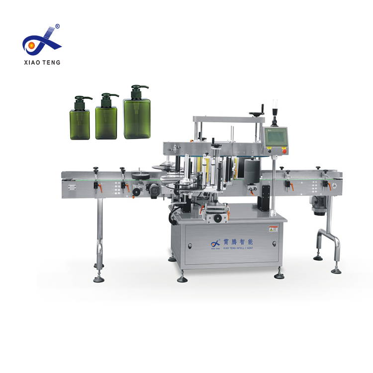 Square/Flat Bottle Double Sides Labeling Machine 0.1mm Precision for Dual-Surface Labeling