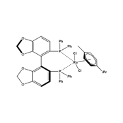 Chloro[(S)-(-)-5,5'-bis(diphenylphosphino)-4,4'-bi-1,3-benzodioxole](p-cymene)ruthenium(II) chloride