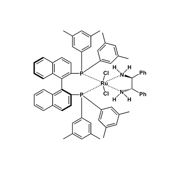 Dichloro{(S)-(-)-2,2'-bis[di(3,5-xylyl)phosphino]-1,1'-binaphthyl}[(1S,2S)-(-)-1,2-diphenylethylenediamine]ruthenium(II)
