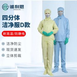 四分体洁净服套头D款