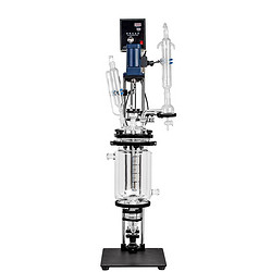 坎昆 实验室台式夹套双层玻璃反应釜