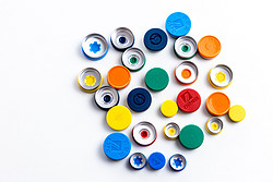 Flip-off  Aluminum-Plastic combination Caps for vials