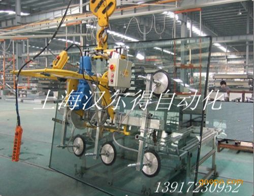 Tempered glass suction cup hanger, glass deep processing handling lifting suction cup, glass 90 degree flip suction crane