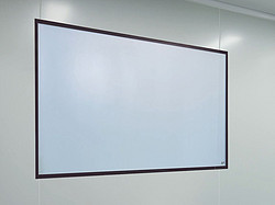 Flush-mounted electric misting window