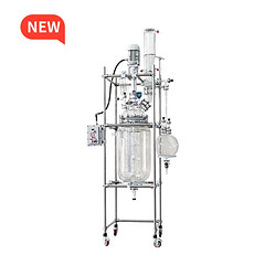 100L双层玻璃反应釜可定制防爆