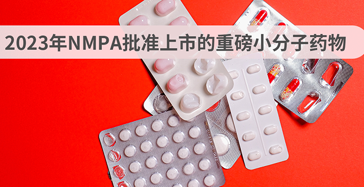 2023年NMPA批準上市的重磅小分子藥物