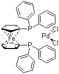   1,1´-二(二苯膦基)二茂铁二氯化钯(II)    