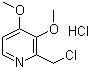 2-氯甲基-3，4-二甲氧基吡啶鹽酸鹽 中間體