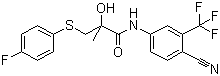 N-[4--氰基-3-(三氟甲基)苯基]-3-(4-氟苯巯基)-2-羟基-2-甲基丙酰胺 中间体