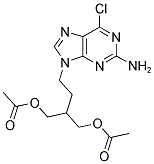 2-氨基-6-氯-9-（4-乙酰氧基-3-乙酰氧甲基）-丁基-嘌呤 