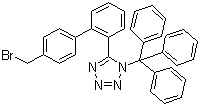 N-(三苯基甲基)-5-(4’-溴甲基聯苯-2-基)四氮唑 中間體
